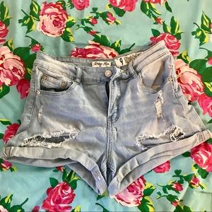 Fully Distressed Shorts from INDIGO REIN